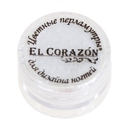 Втирка для дизайна ногтей El Corazon цветной - рb-18 дуохром крупный: бирюзовый - фиолетовый