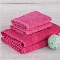 Махровое полотенце Розовый