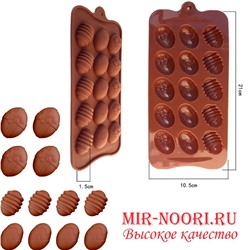 Форма для шоколада шишки 2452 (1х240)