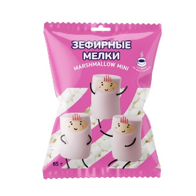 Маршмеллоу "Зефирные мелки" мини 85г (14)