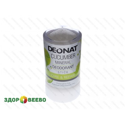 Дезодорант-Кристалл "ДеоНат" с экстрактом огурца, стик 60 гр Артикул: 4474