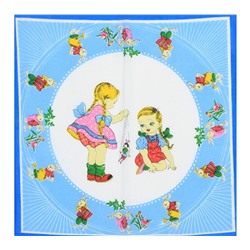 Детские носовые платки 28x28 арт.125