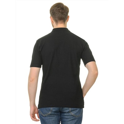 Рубашка поло мужская Мос Ян Текс цвет "Черный"