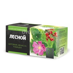 Травяной чай «Лесной», 25 фильтр-пакетов по 1,2г