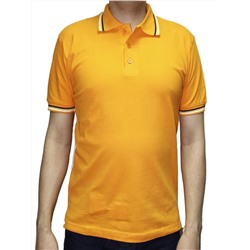 Рубашка поло мужская Мос Ян Текс цвет "Оранжевый" с полосками