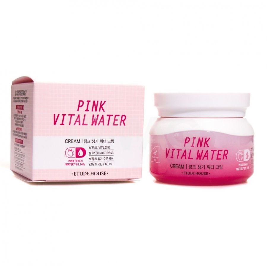 Vital water. Etude House Pink Vital Water. Этюд Хаус крем для лица. Etude House крем для лица. Крем для лица Pink.