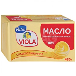 Масло Viola сладкосливочное 82% (450 г)