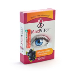 MaxiVisor — натуральные витамины для глаз