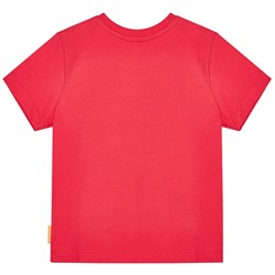 Красная футболка для мальчика с принтом