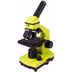 Микроскоп Rainbow 2L PLUS Lime-Лайм 69044 (увеличение от 64 до 640 крат; объективы 4х,10х,40х; окуляр WF16х,набор для опытов К50), (Levenhuk)