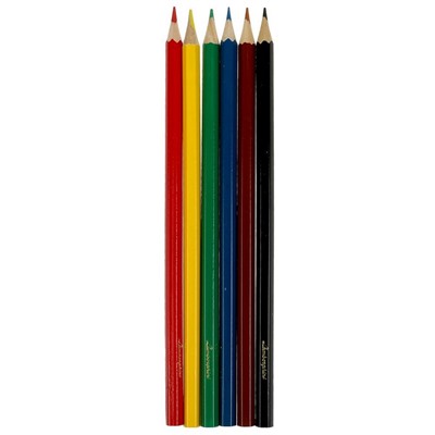 Цветные карандаши, 6цв, шестигран, карт.кор., Ламборгини